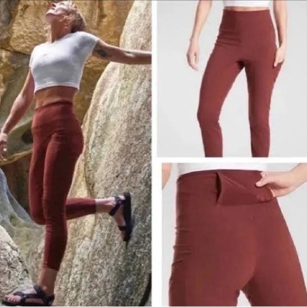 Athleta Trekkie Hybrid Crop Tight